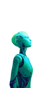 Ai Robot Portrait V6 Vinyl Car Decal Sticker – Waterproof & UV-Resistant 4.8533333333333335"