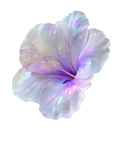 Ethereal Flower Blossom Vinyl Car Decal Sticker – Waterproof & UV-Resistant 8.0"