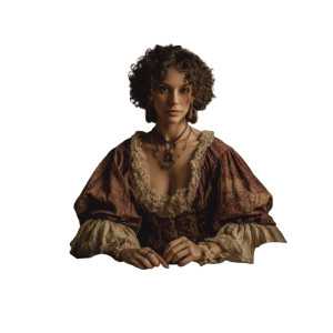 Victorian Fortune Teller Vinyl Car Decal Sticker – Waterproof & UV-Resistant 3.4133333333333336"