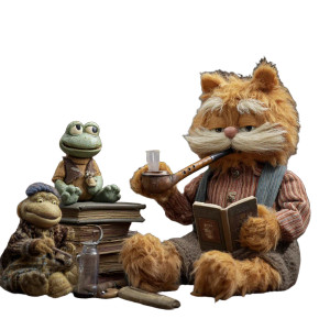 Bagpuss And Friends Vinyl Car Decal Sticker – Waterproof & UV-Resistant 3.4133333333333336"