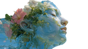 Water Spirit Serenity Vinyl Car Decal Sticker – Waterproof & UV-Resistant 5.4