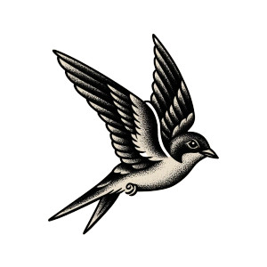 Traditional Swallow Tattoo Vinyl Car Decal Sticker – Waterproof & UV-Resistant 3.4133333333333336" Traditional Swallow Tattoo Vinyl Car Decal Sticker – Waterproof & UV-Resistant 3.4133333333333336"
