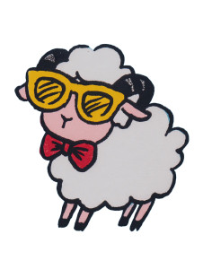Cartoon Sheep V2 Vinyl Car Decal Sticker – Waterproof & UV-Resistant 8.213333333333333" Cartoon Sheep V2 Vinyl Car Decal Sticker – Waterproof & UV-Resistant 8.213333333333333"