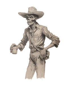 Zombie Cowboy V2 Vinyl Car Decal Sticker – Waterproof & UV-Resistant 8.213333333333333" Zombie Cowboy V2 Vinyl Car Decal Sticker – Waterproof & UV-Resistant 8.213333333333333"