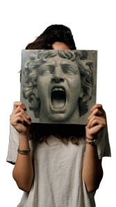 Screaming Album Cover Vinyl Car Decal Sticker – Waterproof & UV-Resistant 4.8533333333333335"