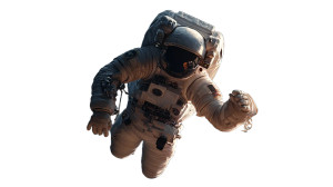 Astronaut In Space V64 Vinyl Car Decal Sticker – Waterproof & UV-Resistant 5.4