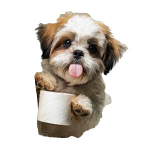 Happy Shih Tzu V2 Vinyl Car Decal Sticker – Waterproof & UV-Resistant 3.4133333333333336"