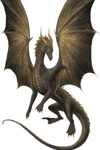 Golden Dragon Morningstar Vinyl Car Decal Sticker – Waterproof & UV-Resistant 4.4