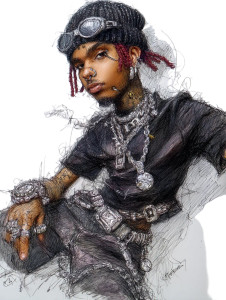 Bold Cartoon Character Vinyl Car Decal Sticker – Waterproof & UV-Resistant 4.1066666666666665"