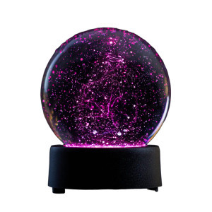 Magenta Snow Globe Vinyl Car Decal Sticker – Waterproof & UV-Resistant 6.826666666666667"