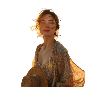 Graceful Beach Stroll Vinyl Car Decal Sticker – Waterproof & UV-Resistant 3.4133333333333336"