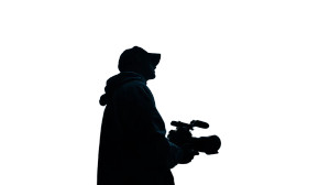 Filmmaker Silhouette V2 Vinyl Car Decal Sticker – Waterproof & UV-Resistant 5.4