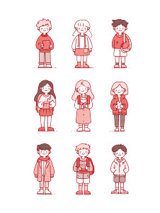Cute 2D Characters Vinyl Car Decal Sticker – Waterproof & UV-Resistant 4.1066666666666665" Cute 2D Characters Vinyl Car Decal Sticker – Waterproof & UV-Resistant 4.1066666666666665"