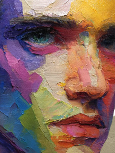 Abstract Painted Face Vinyl Car Decal Sticker – Waterproof & UV-Resistant 8.213333333333333" Abstract Painted Face Vinyl Car Decal Sticker – Waterproof & UV-Resistant 8.213333333333333"