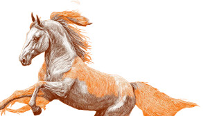 Galloping Klimt Horse Vinyl Car Decal Sticker – Waterproof & UV-Resistant 2.72" Galloping Klimt Horse Vinyl Car Decal Sticker – Waterproof & UV-Resistant 2.72"