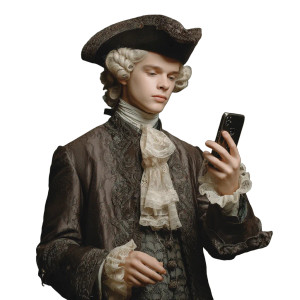 Historic Selfie Taker Vinyl Car Decal Sticker – Waterproof & UV-Resistant 6.826666666666667"