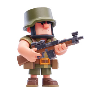 Clash Rifleman Vinyl Car Decal Sticker – Waterproof & UV-Resistant 3.4133333333333336"