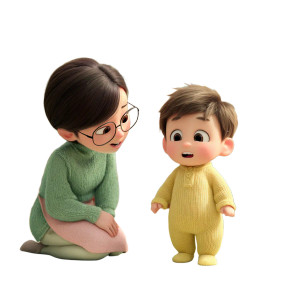 Gentle Daycare Moment Vinyl Car Decal Sticker – Waterproof & UV-Resistant 3.4133333333333336"