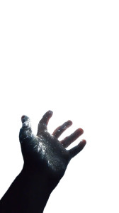 Child'S Hand In Smoke Vinyl Car Decal Sticker – Waterproof & UV-Resistant 9.706666666666667"