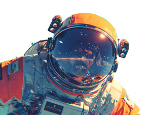 Astronaut Dachshund V3 Vinyl Car Decal Sticker – Waterproof & UV-Resistant 6.1866666666666665"