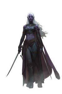 Dark Elf Goddess Vinyl Car Decal Sticker – Waterproof & UV-Resistant 8.96"