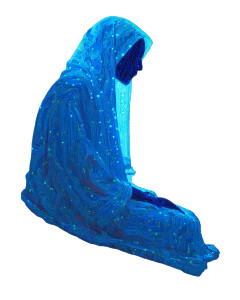 Ethereal Digital Figure V2 Vinyl Car Decal Sticker – Waterproof & UV-Resistant 8.0"