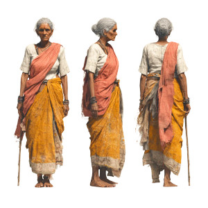 Elderly Indian Woman Vinyl Car Decal Sticker – Waterproof & UV-Resistant 6.826666666666667" Elderly Indian Woman Vinyl Car Decal Sticker – Waterproof & UV-Resistant 6.826666666666667"