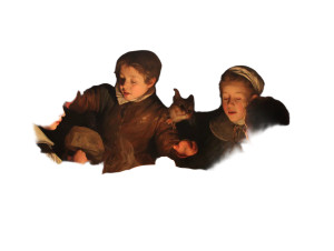 Baroque Fish Scene Vinyl Car Decal Sticker – Waterproof & UV-Resistant 3.0933333333333333"