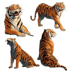 Cartoon Tiger V3 Vinyl Car Decal Sticker – Waterproof & UV-Resistant 3.4133333333333336" Cartoon Tiger V3 Vinyl Car Decal Sticker – Waterproof & UV-Resistant 3.4133333333333336"