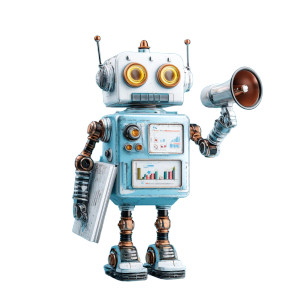 Marketing Robot V4 Vinyl Car Decal Sticker – Waterproof & UV-Resistant 3.4133333333333336"