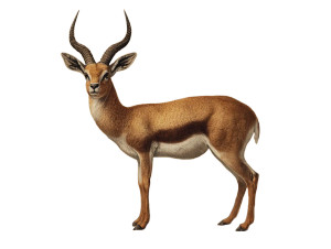Vintage Blackbuck Illustration Vinyl Car Decal Sticker – Waterproof & UV-Resistant 6.1866666666666665"