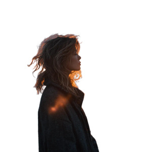 Girl By Sea V6 Vinyl Car Decal Sticker – Waterproof & UV-Resistant 6.826666666666667"