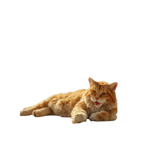 Giant Singing Cat V17 Vinyl Car Decal Sticker – Waterproof & UV-Resistant 6.826666666666667"