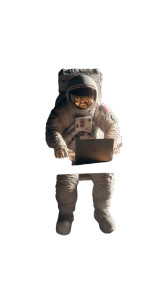 Laughing Astronaut Working Vinyl Car Decal Sticker – Waterproof & UV-Resistant 4.8533333333333335" Laughing Astronaut Working Vinyl Car Decal Sticker – Waterproof & UV-Resistant 4.8533333333333335"