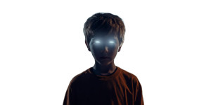 Glowing-Eyed Boy V2 Vinyl Car Decal Sticker – Waterproof & UV-Resistant 2.56"