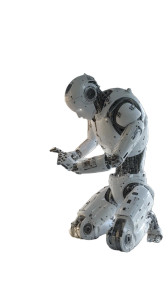 Futuristic Robot Chef Vinyl Car Decal Sticker – Waterproof & UV-Resistant 4.8533333333333335"