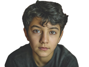 Iranian Boy Portrait V2 Vinyl Car Decal Sticker – Waterproof & UV-Resistant 3.0933333333333333"