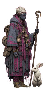 Techno Shaman Priest Vinyl Car Decal Sticker – Waterproof & UV-Resistant 5.12"