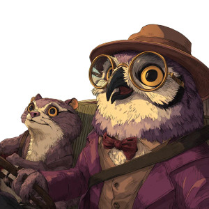 Owl And Weasel V2 Vinyl Car Decal Sticker – Waterproof & UV-Resistant 3.4133333333333336" Owl And Weasel V2 Vinyl Car Decal Sticker – Waterproof & UV-Resistant 3.4133333333333336"