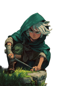 Androgynous Gnome Rogue Vinyl Car Decal Sticker – Waterproof & UV-Resistant 4.4