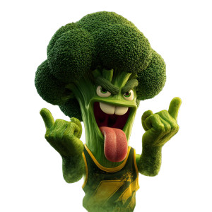 Broccoli Mascot Vinyl Car Decal Sticker – Waterproof & UV-Resistant 6.826666666666667" Broccoli Mascot Vinyl Car Decal Sticker – Waterproof & UV-Resistant 6.826666666666667"
