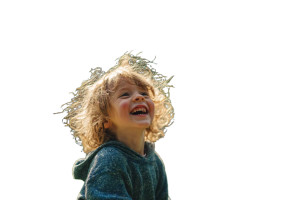 Joyful Child Chasing Bubbles Vinyl Car Decal Sticker – Waterproof & UV-Resistant 5.97333333333333