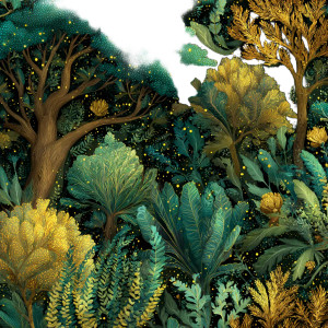 Magical Ancient Forest Vinyl Car Decal Sticker – Waterproof & UV-Resistant 3.4133333333333336"