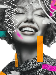 Joyful Woman Portrait V5 Vinyl Car Decal Sticker – Waterproof & UV-Resistant 8.213333333333333" Joyful Woman Portrait V5 Vinyl Car Decal Sticker – Waterproof & UV-Resistant 8.213333333333333"