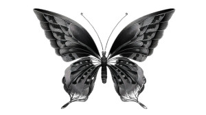 Fantasy Butterfly V4 Vinyl Car Decal Sticker – Waterproof & UV-Resistant 2.72"