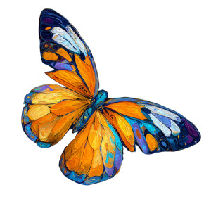 Abstract Butterfly Vinyl Car Decal Sticker – Waterproof & UV-Resistant 3.4133333333333336" Abstract Butterfly Vinyl Car Decal Sticker – Waterproof & UV-Resistant 3.4133333333333336"