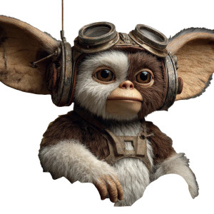 Robot Gizmo Vinyl Car Decal Sticker – Waterproof & UV-Resistant 6.826666666666667"