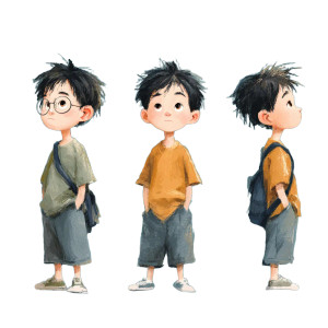 Chinese Boy Illustration V2 Vinyl Car Decal Sticker – Waterproof & UV-Resistant 3.4133333333333336" Chinese Boy Illustration V2 Vinyl Car Decal Sticker – Waterproof & UV-Resistant 3.4133333333333336"