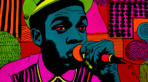 Black Rapper Vinyl Car Decal Sticker – Waterproof & UV-Resistant 5.4