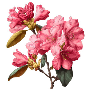 Pacific Rhododendron Vinyl Car Decal Sticker – Waterproof & UV-Resistant 6.826666666666667" Pacific Rhododendron Vinyl Car Decal Sticker – Waterproof & UV-Resistant 6.826666666666667"